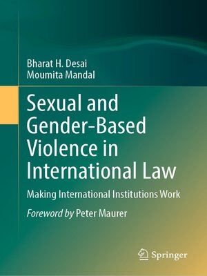 cover image of Sexual and Gender-Based Violence in International Law